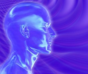 Violet Brainwaves Background
